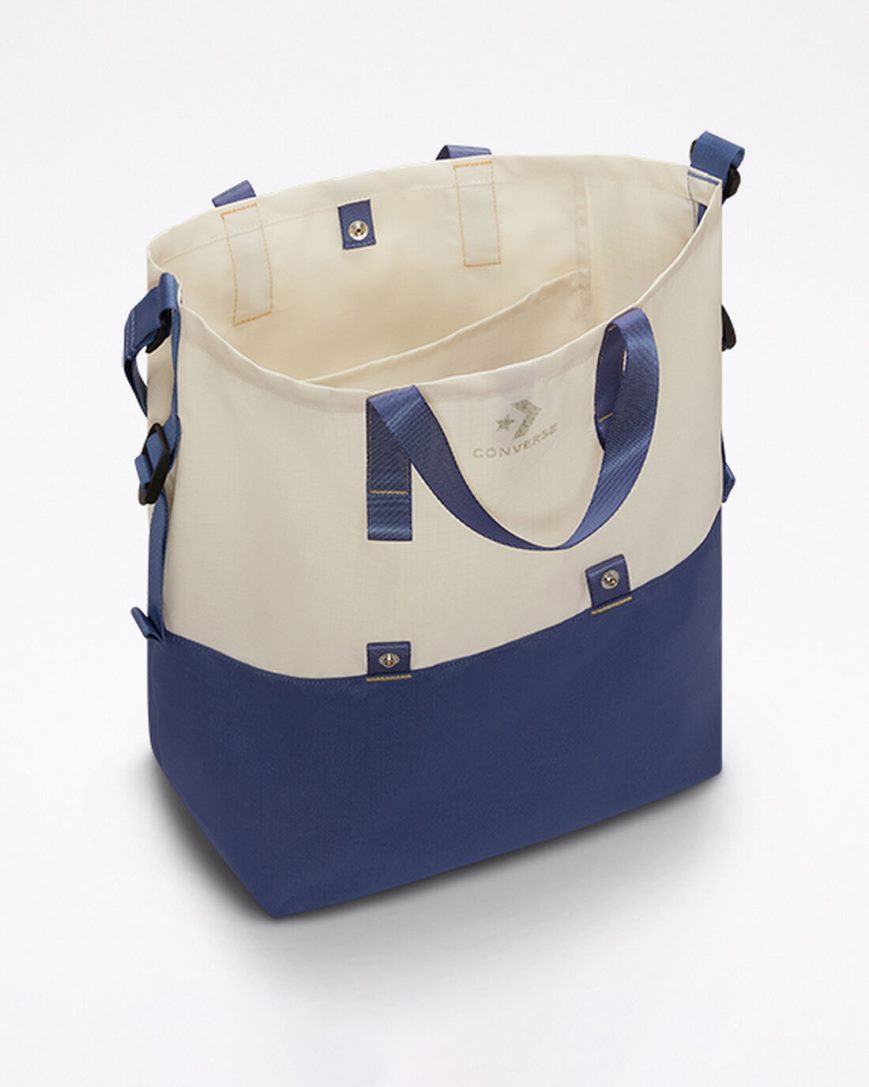 Men's Converse Convertible City Pack Backpacks Wash Indigo | AU E891CO